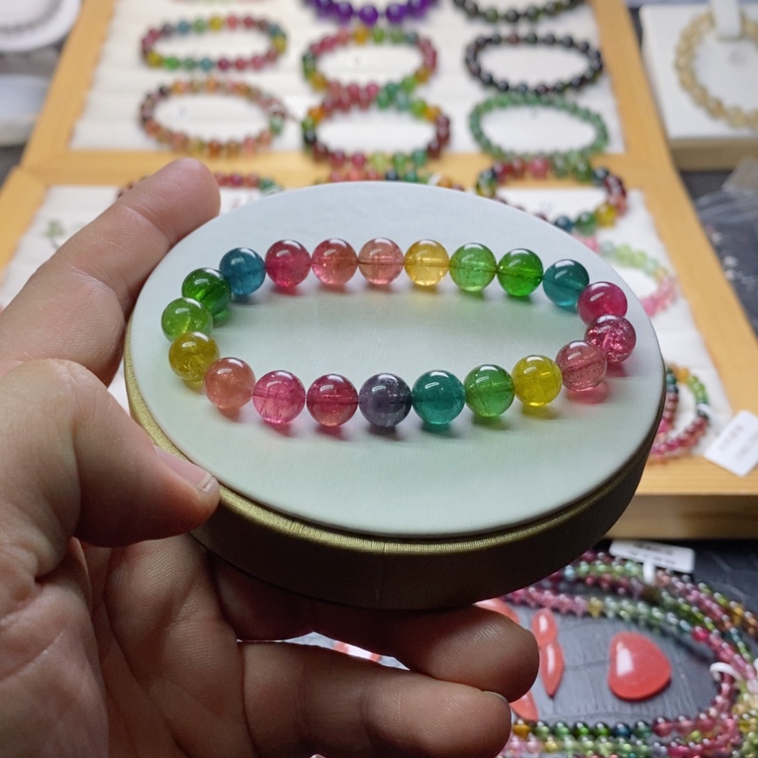 碧玺碧玺手链未镶嵌