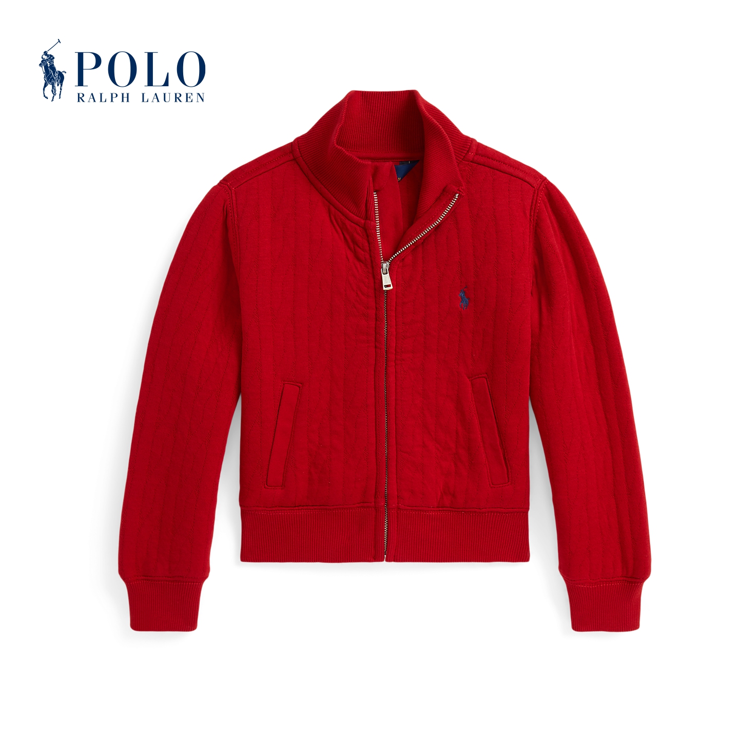 【礼盒包装】Ralph Lauren拉夫劳伦女童 25年绞花绗缝夹克312979001