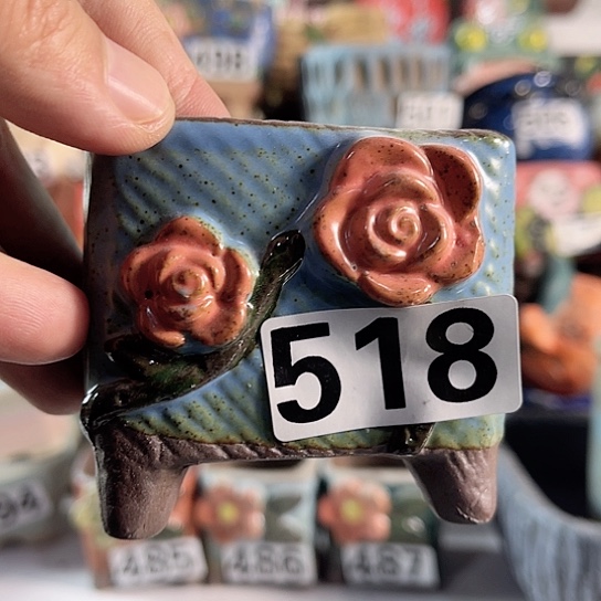 红陶多肉植物花盆