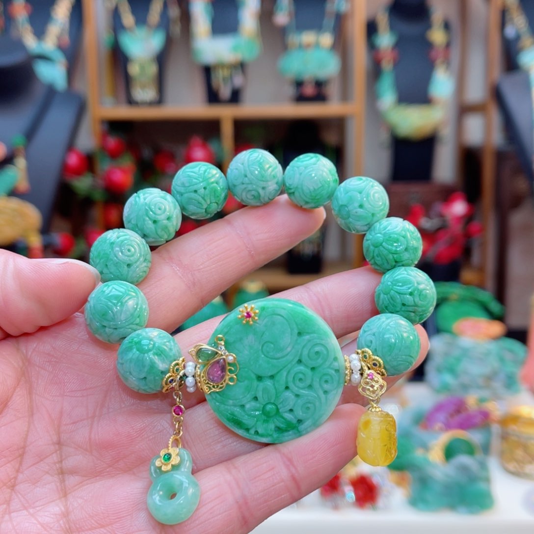 翡翠手串合金48小时鉴赏期