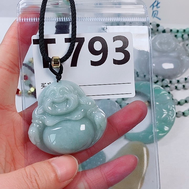 翡翠未镶嵌颈饰天然