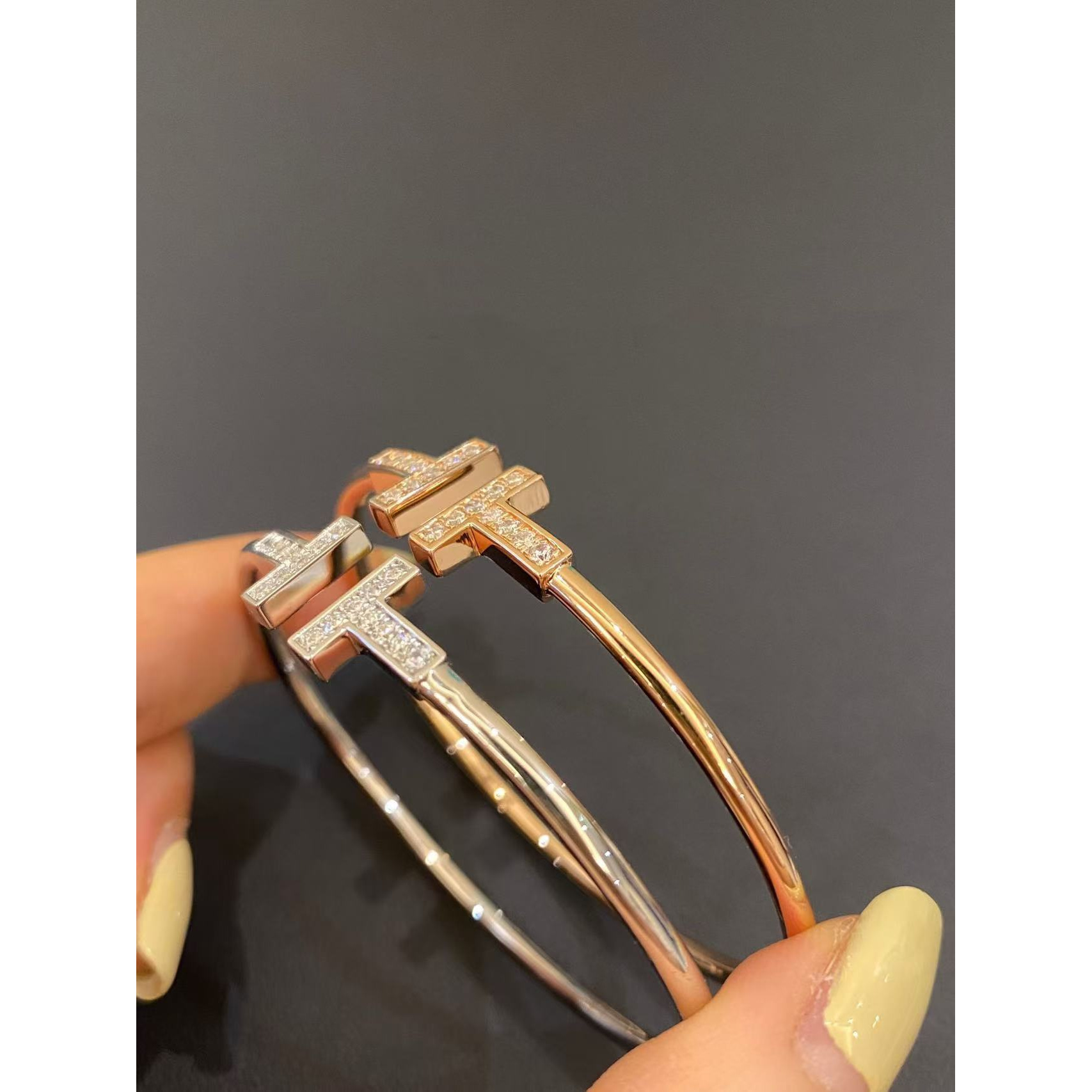 经典双T造型围巾