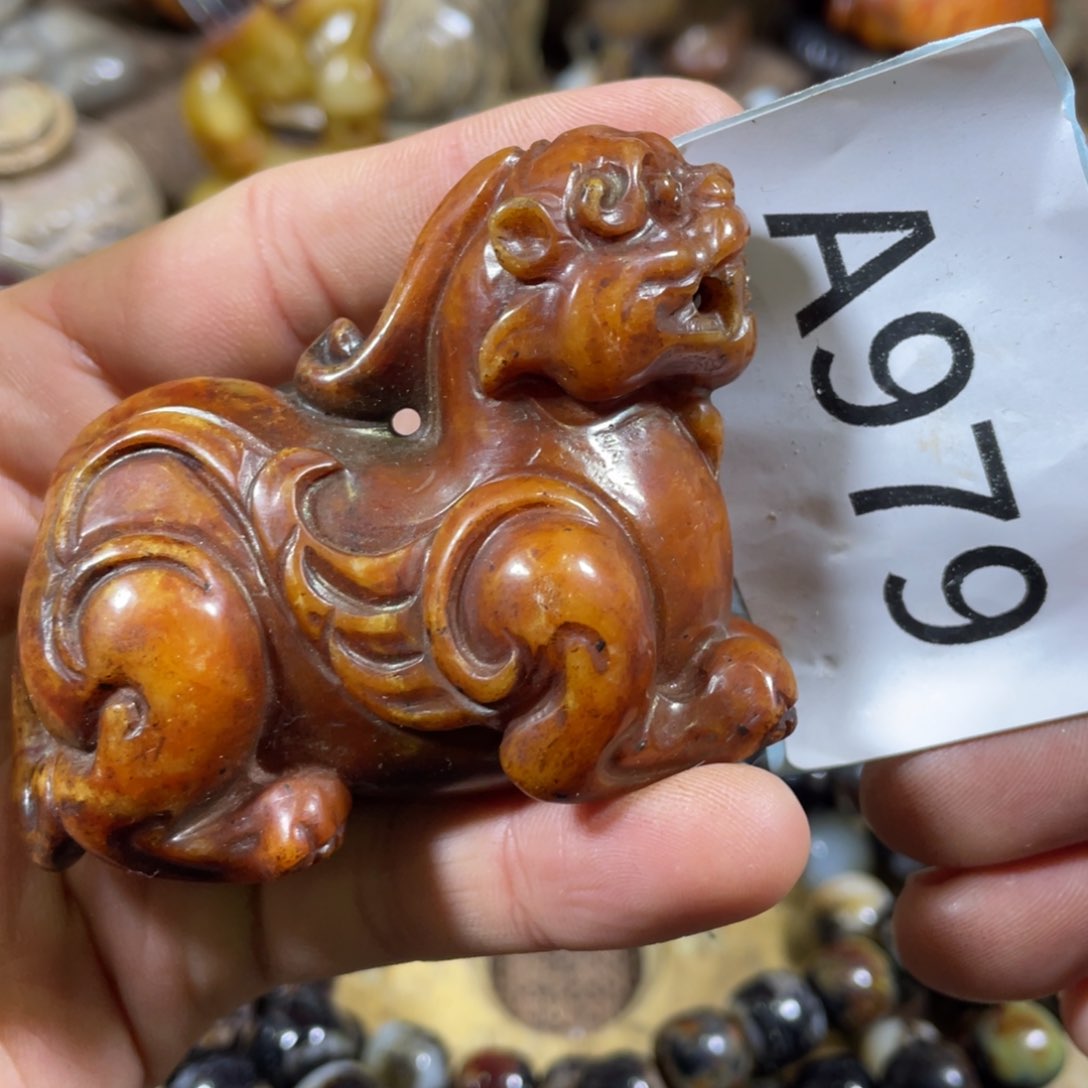 和田玉吊坠(不含链)未镶嵌