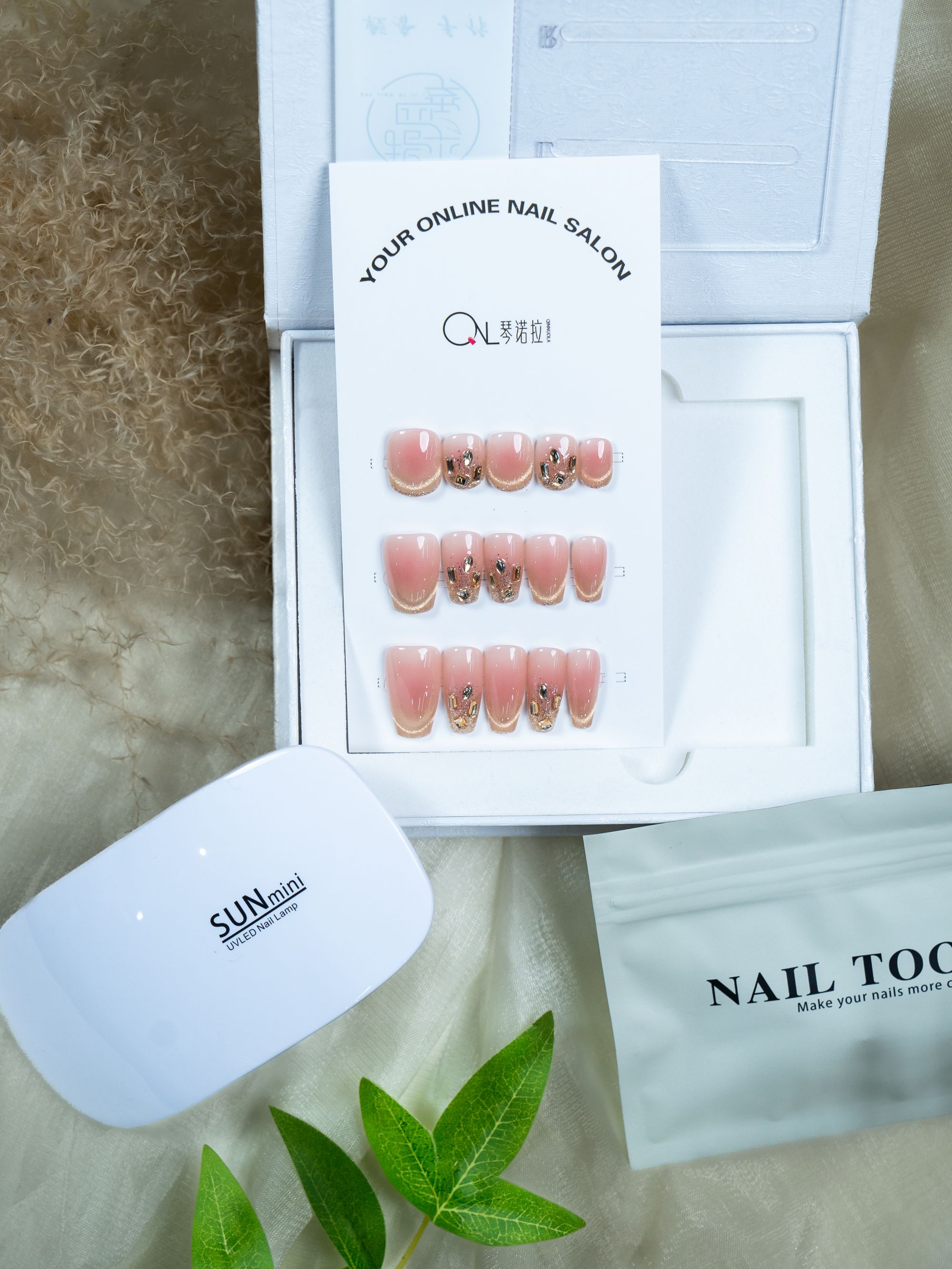 专柜品质设计师纯手工穿戴甲清库存