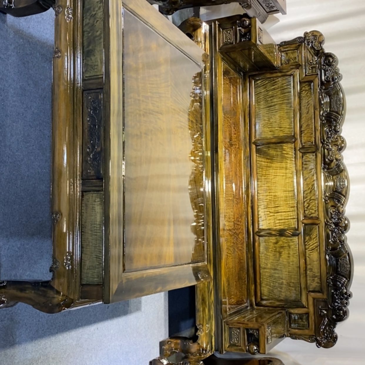 【闪购商品】楠木沙发财源滚滚加大六件套