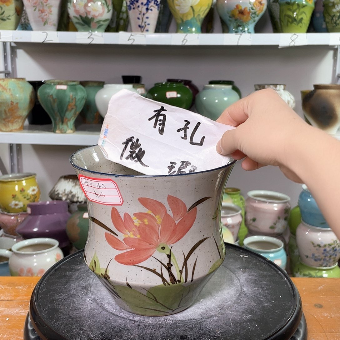 景德镇陶瓷花盆花器暇256