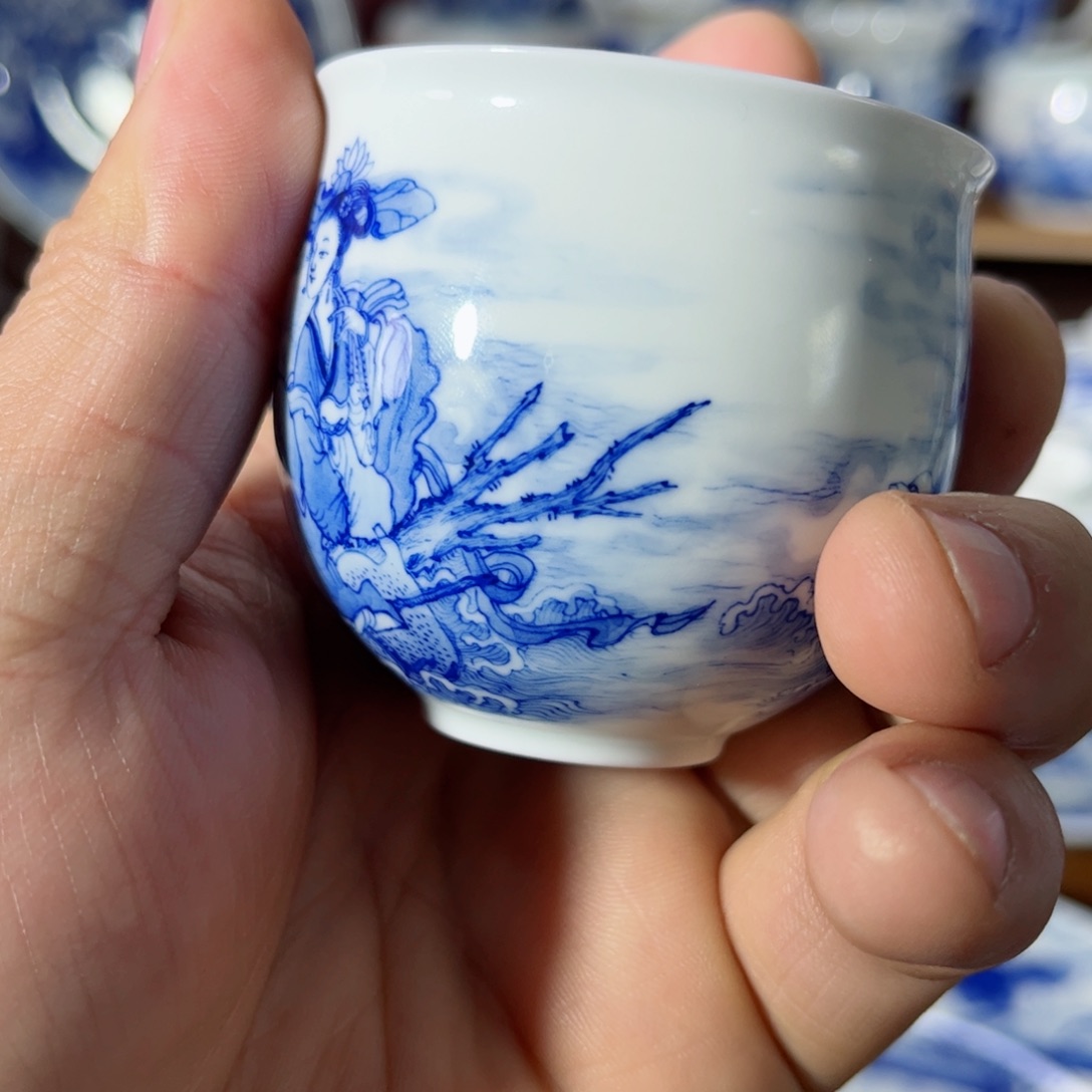 杯子青**语手工手工绘陶瓷