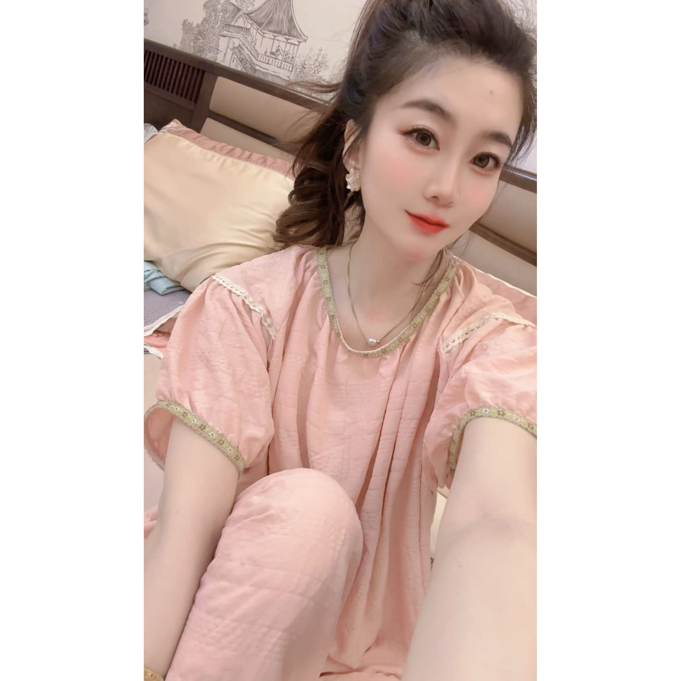『温柔云朵H』简约设计款百搭时尚套装8181