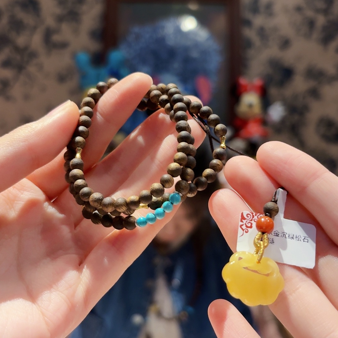 手串沉香未镶嵌2号