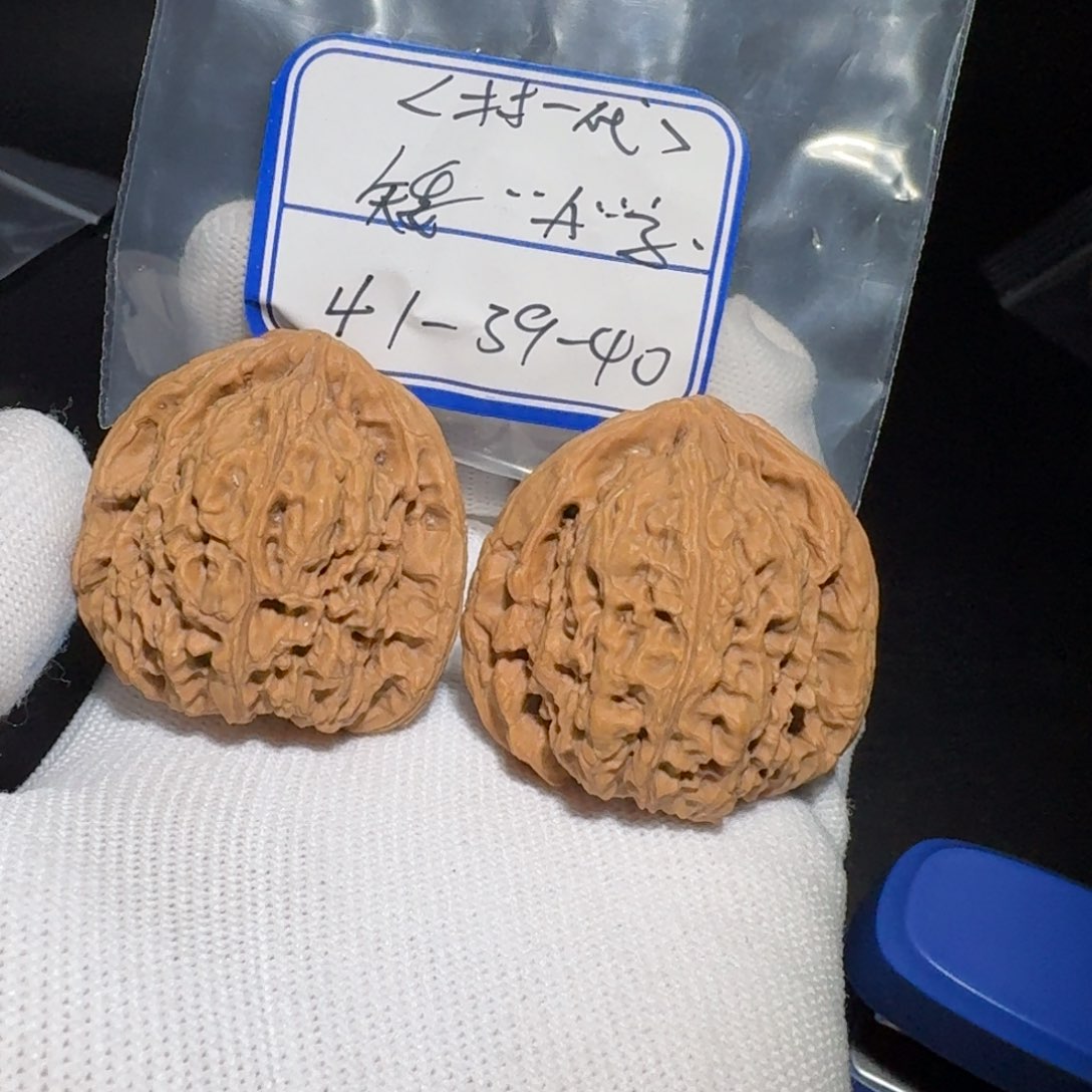 文玩核桃把件10号村将有黄