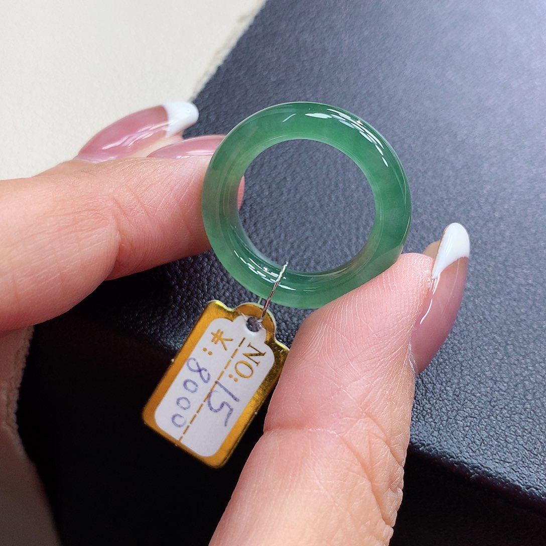 未镶嵌戒指翡翠15号