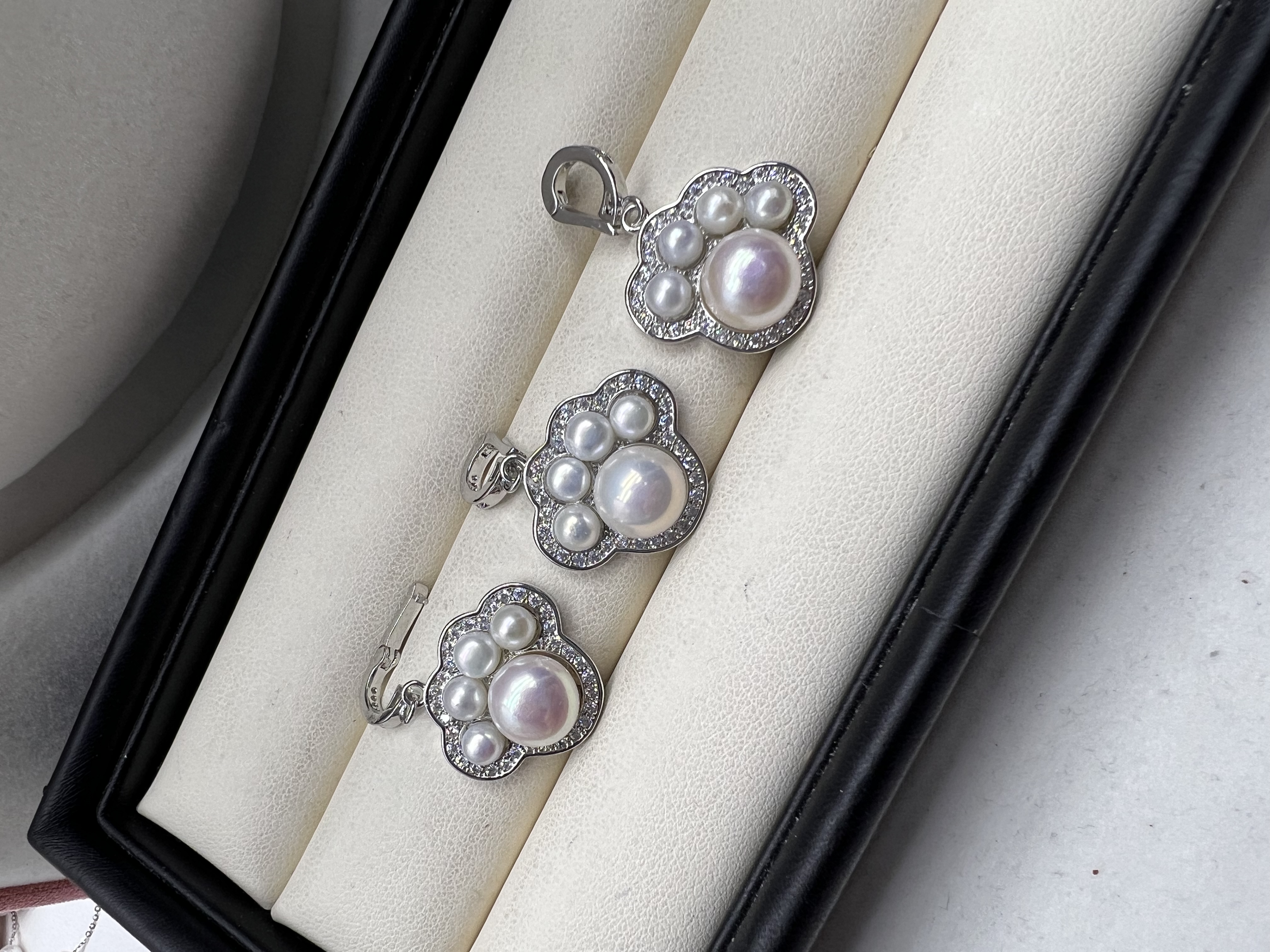 淡水珍珠猫抓万能扣吊坠多样性发其一