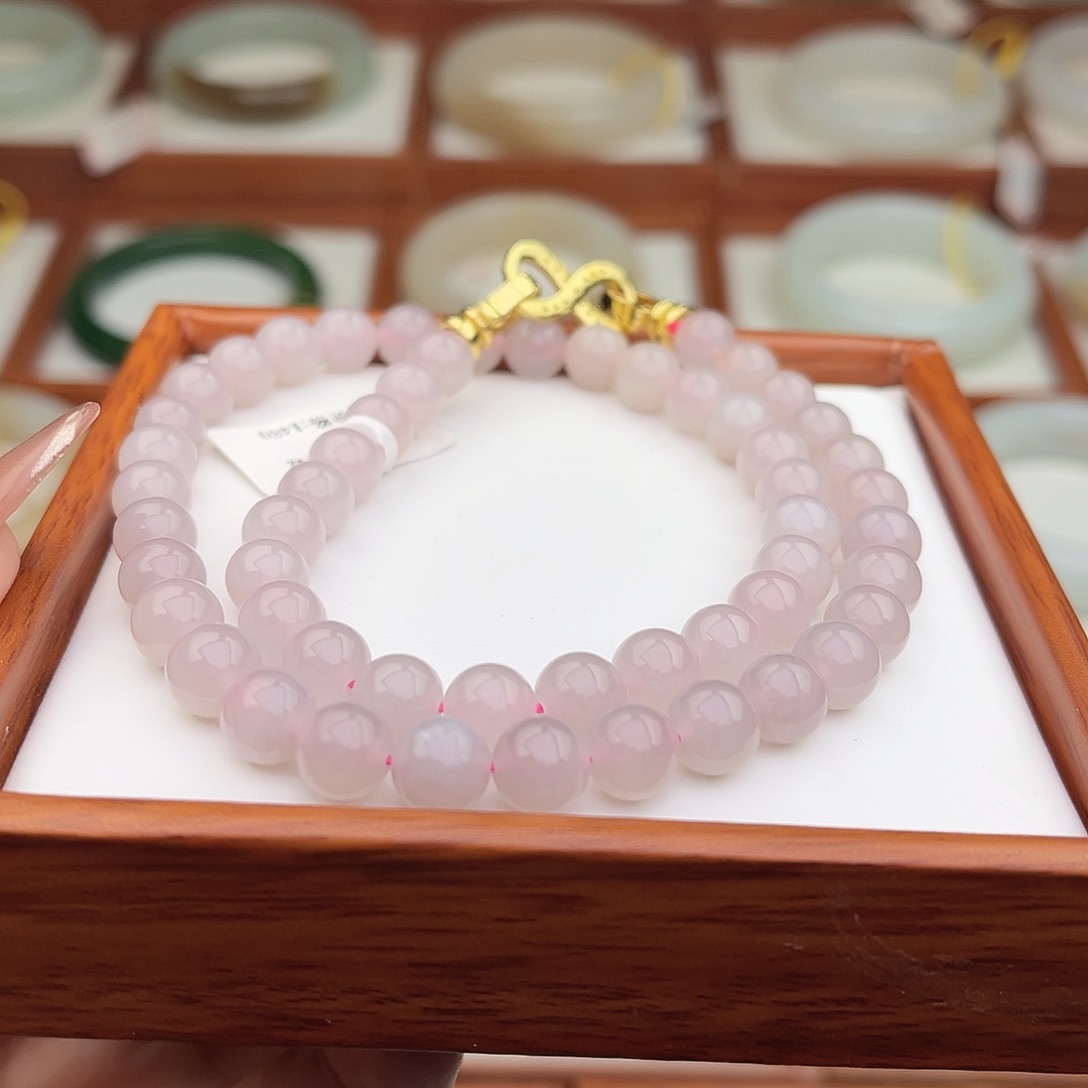 和田玉未镶嵌手串8mm