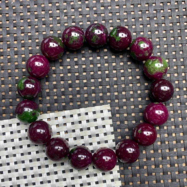 红绿12mm手串666