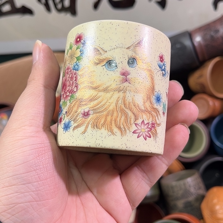 茶杯紫砂全手工紫砂主人杯