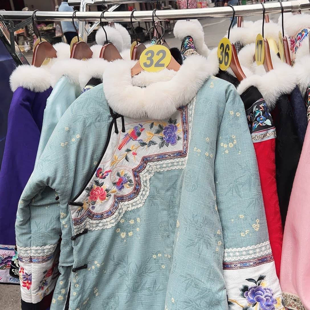 ****༊湘西苗族加厚156 98斤