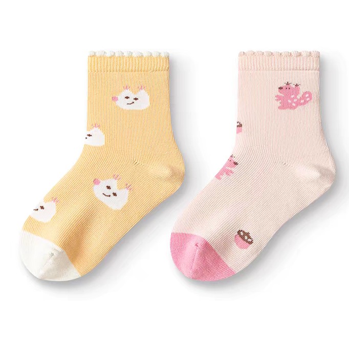 江家多牌儿童袜子 4双裸装  大梨子家