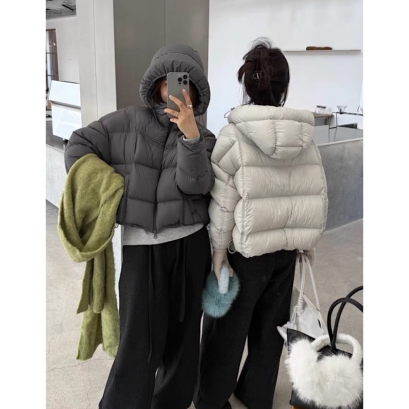 YAN.高品90.白.鸭外套泡芙冬季