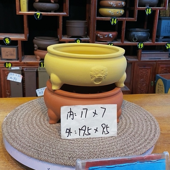 紫砂花盆紫砂花盆