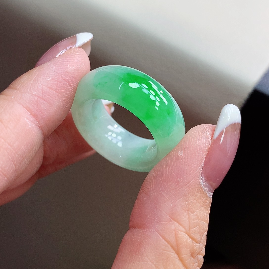 未镶嵌戒指翡翠18号