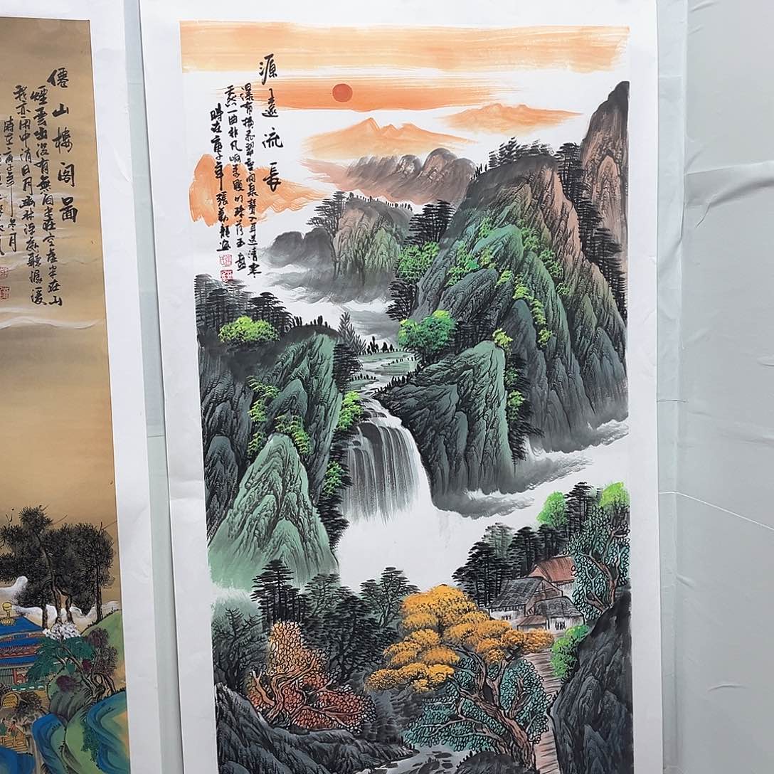 国画国画纯手工作品
