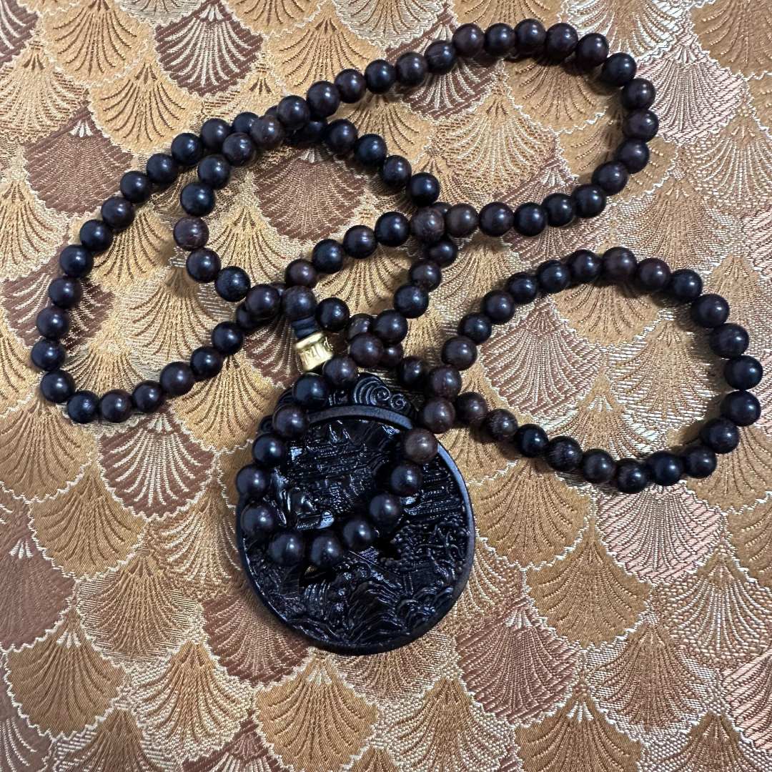 合金吊坠 【 炎轩文趣斋】cx圆牌山水吊坠