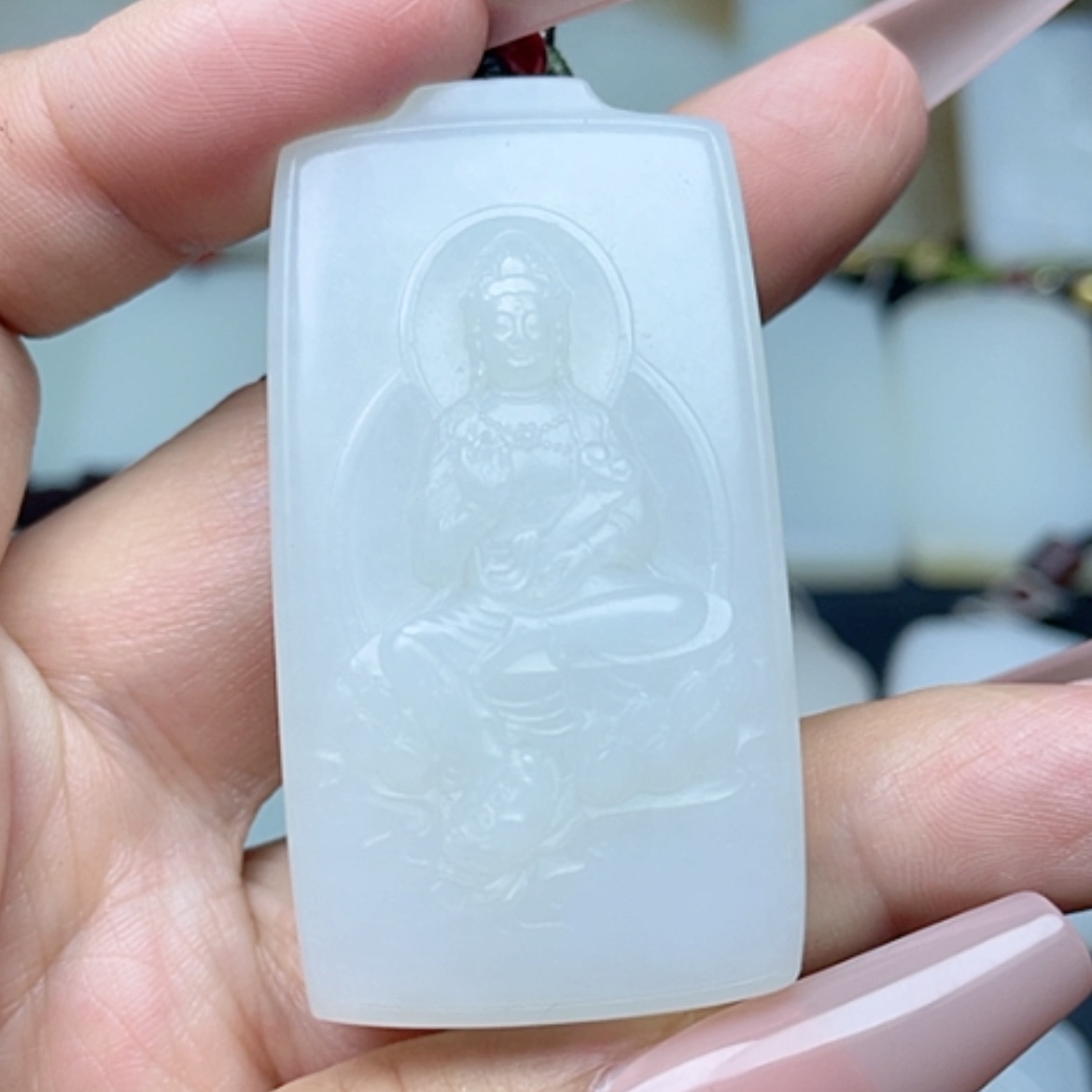 【闪购商品】颈饰未镶嵌和田玉晴**L