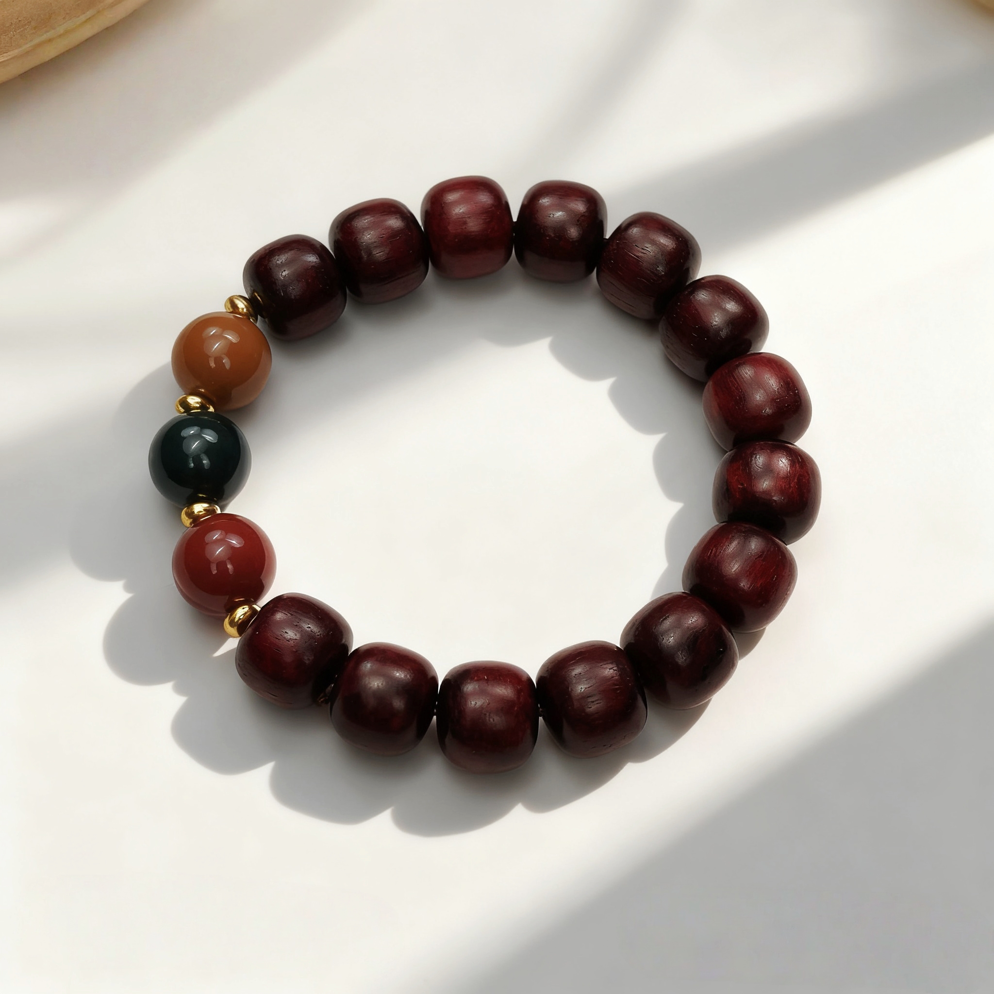 血檀敦煌单圈 精品手串 无礼盒 S 1143