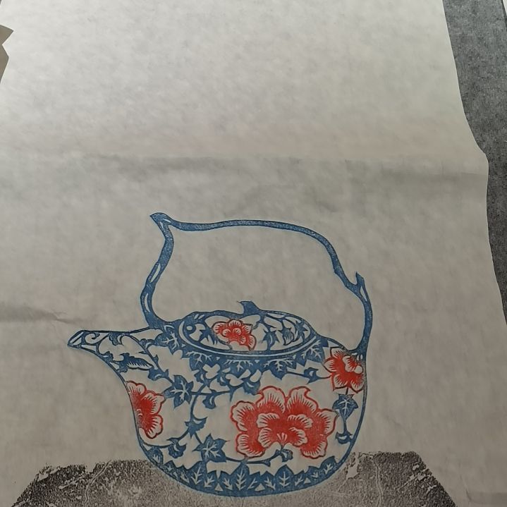 昌化石印石茶具茶文化拓片一张三尺整纸大尺寸