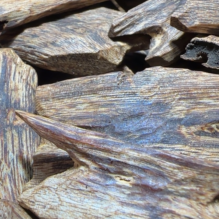 沉香手把件海南老白棋块料100克