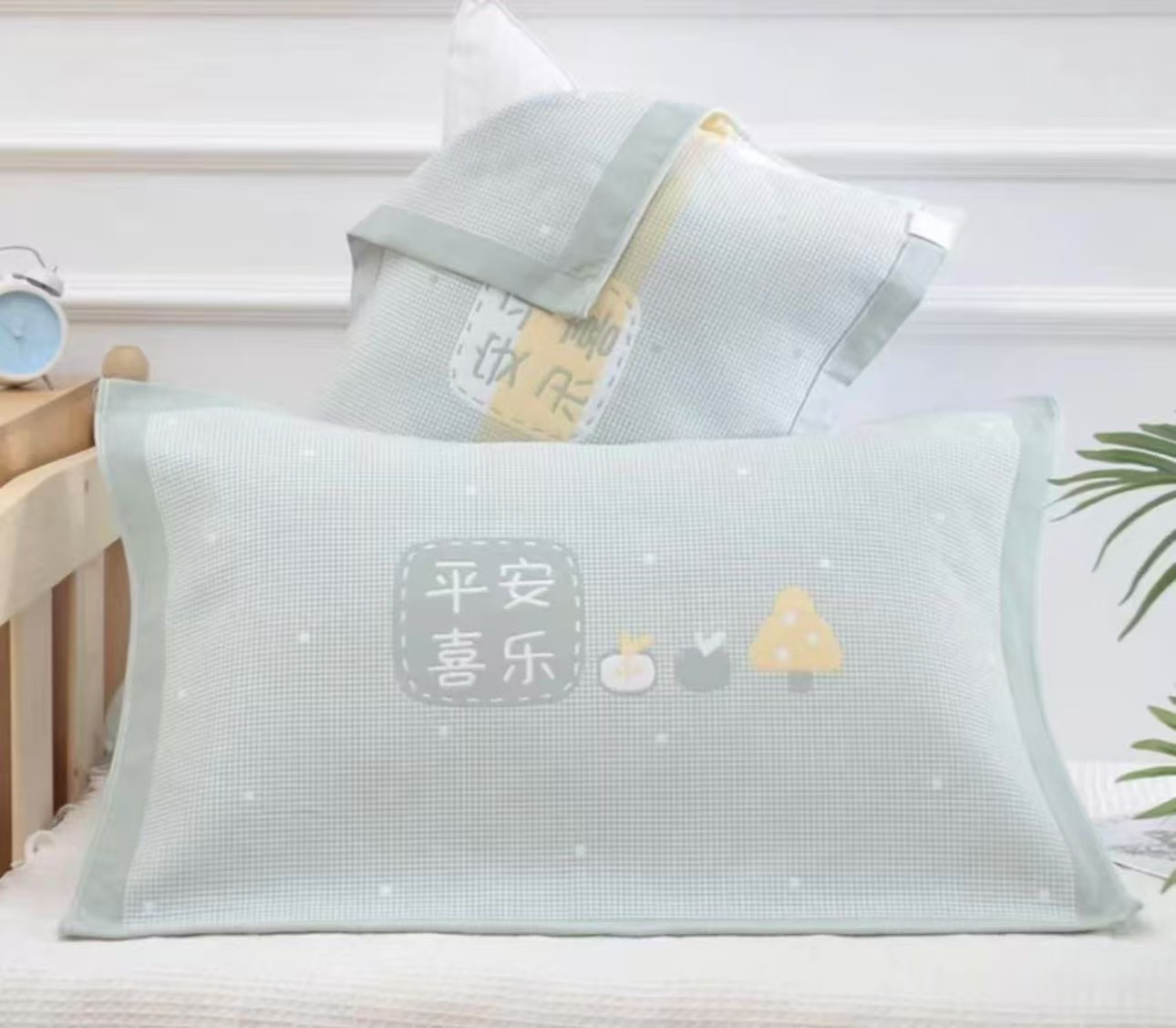 孤品微瑕精梳棉60细纱枕巾52-78一对