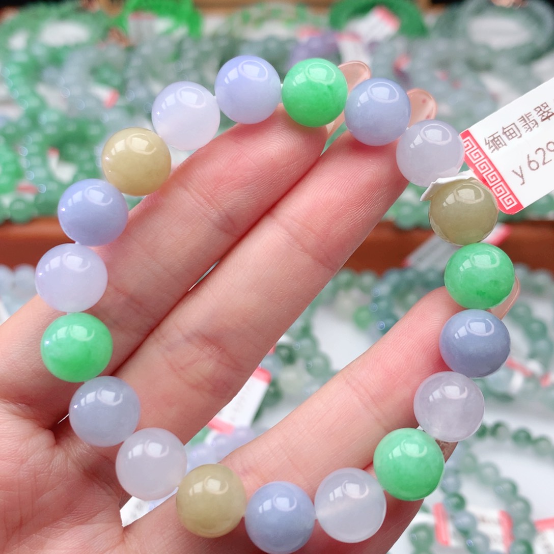 翡翠手链未镶嵌翡翠10mm