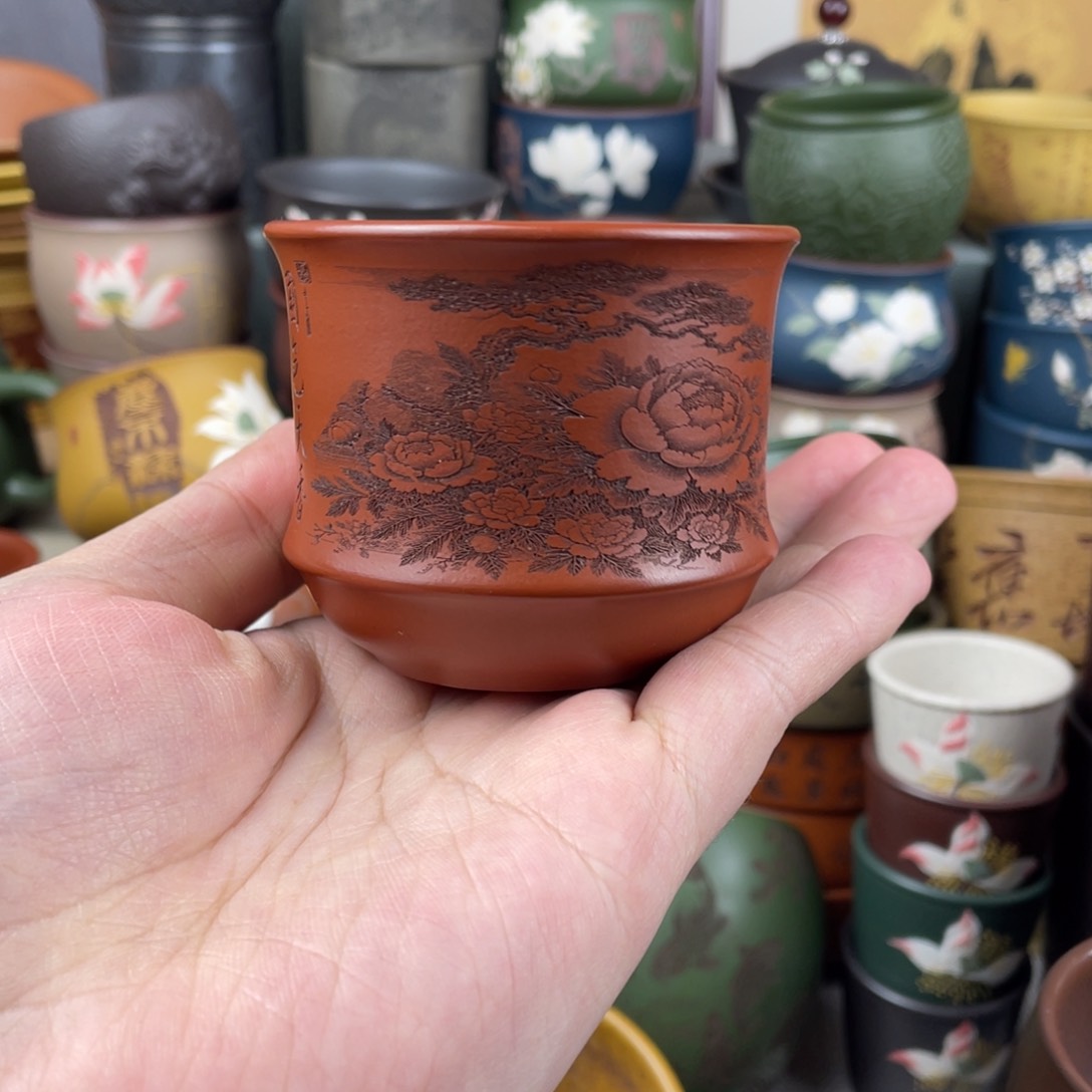 紫砂茶杯紫砂茶杯