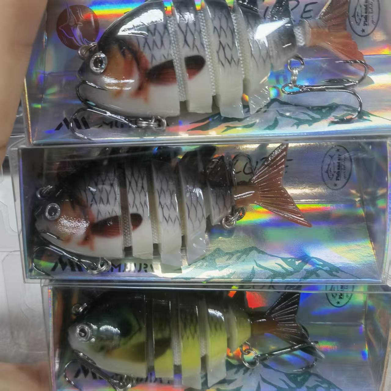 【到手2个】16克多节仿生鱼饵翘嘴鳡鱼路亚硬饵假饵G139