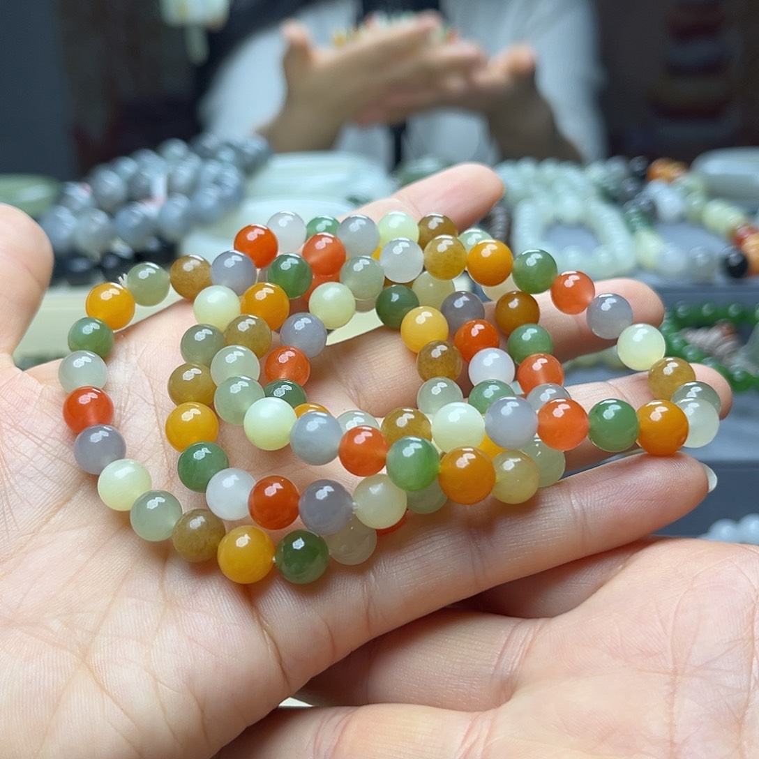 和田玉手链未镶嵌多样性发货拍一发一