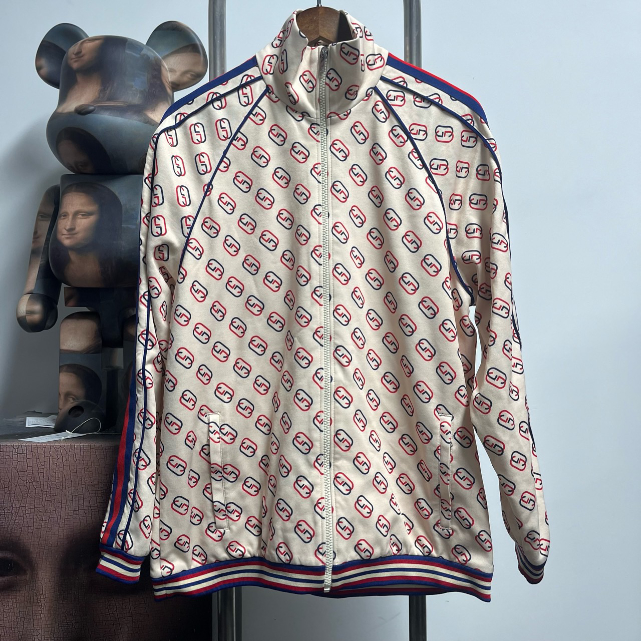 99新 GUCCI/古驰 双G满印外套H1712尺码M 衣长70 胸围58