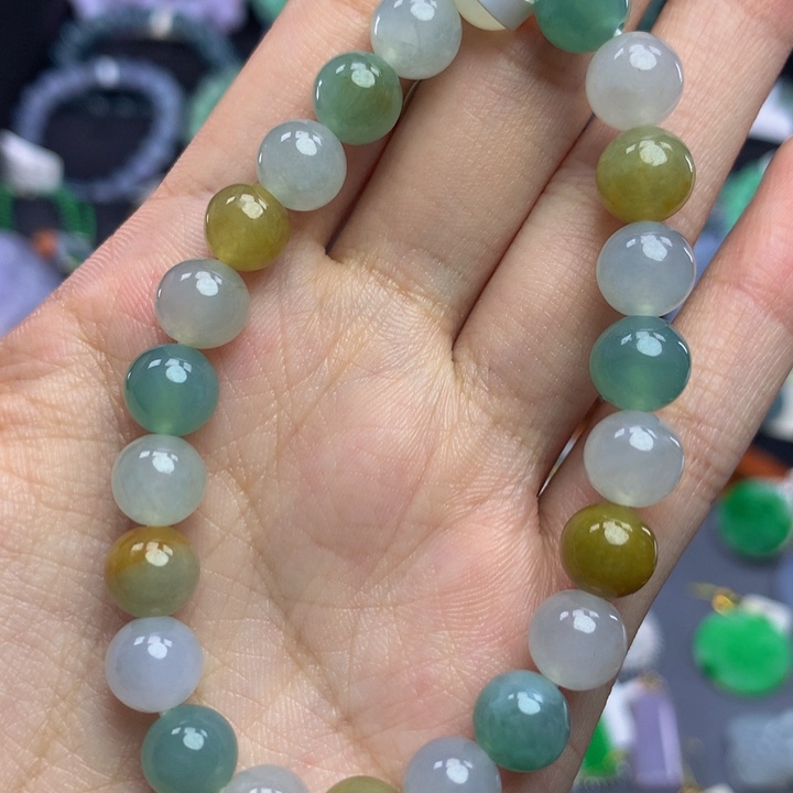 翡翠手链未镶嵌翡翠