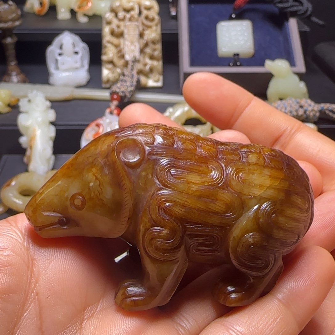 和田玉颈饰未镶嵌