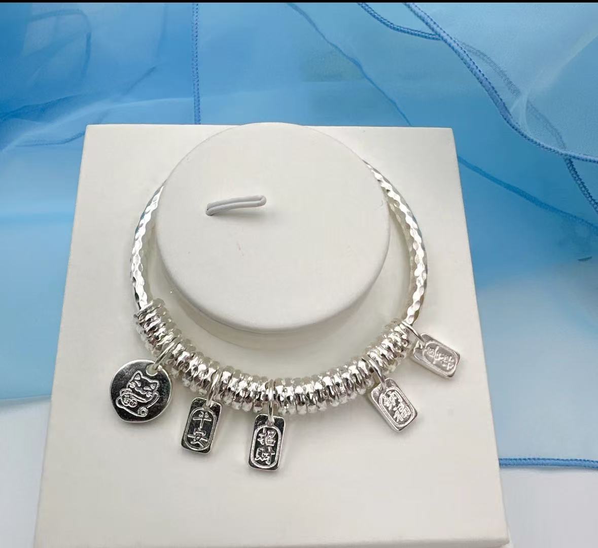 129招财猫盘缠手串yw129（无礼盒）