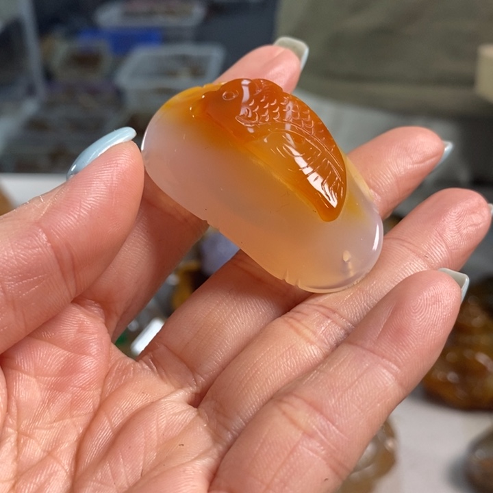 玛瑙/玉髓未镶嵌吊坠(不含链)