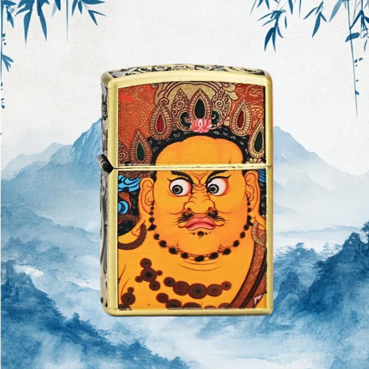 ZORRO佐罗青铜黄财神 打火机节日礼物送男友 无油