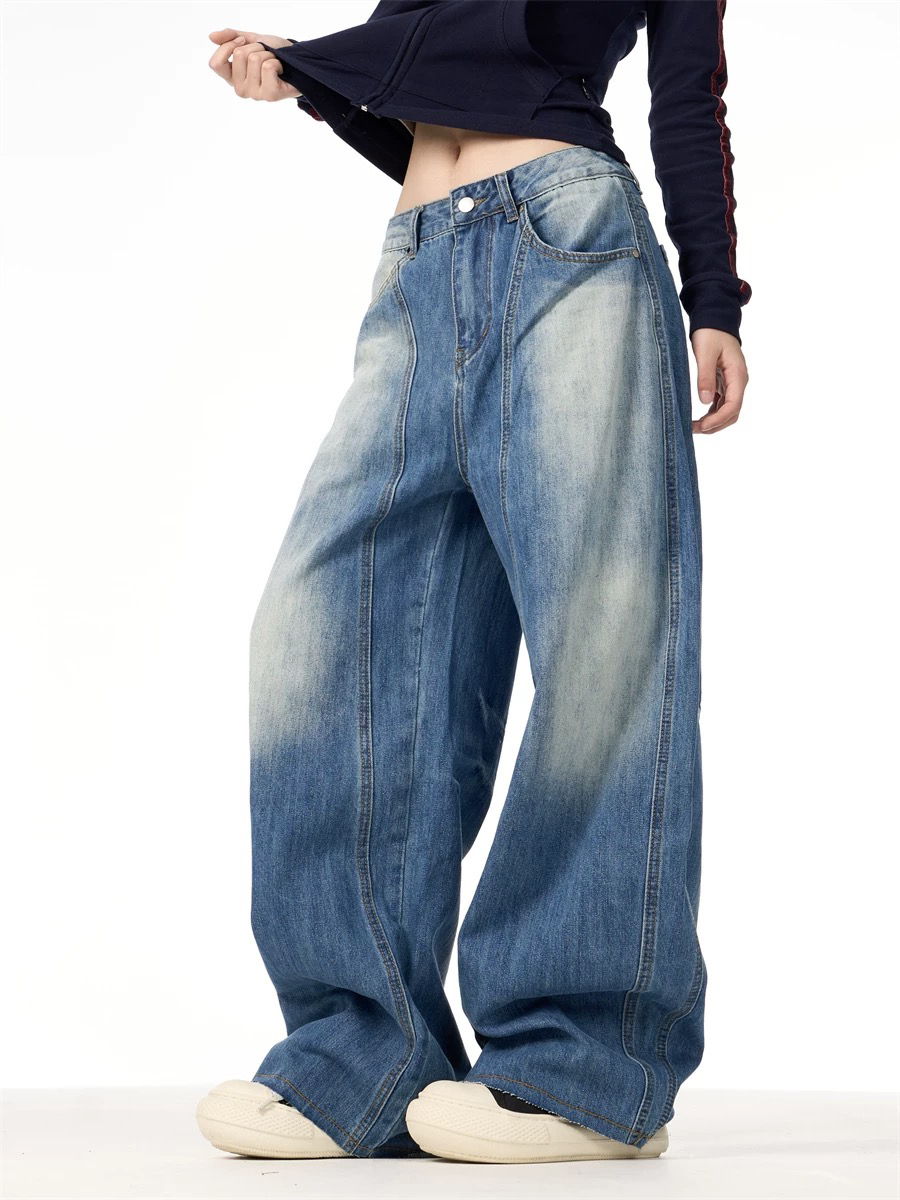 【孤品尾单，默认微瑕】非图片款牛仔裤最新款春款直筒不挑人