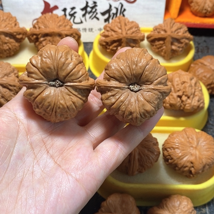 文玩核桃把件南瓜墩 43.5 45