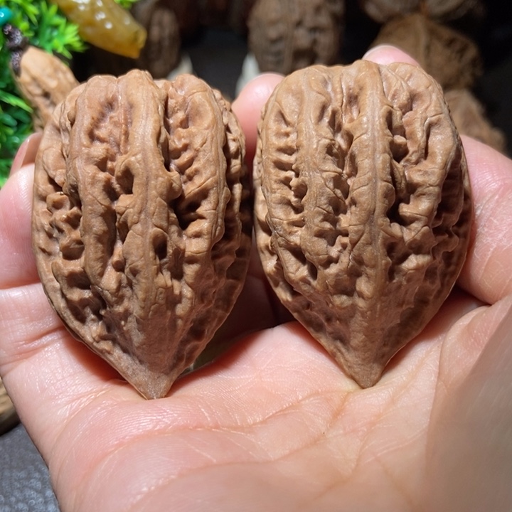 把件文玩核桃东北楸子小雪258