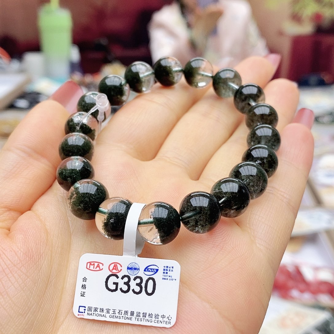 水晶手链未镶嵌G330顶好聚宝盆10.5m