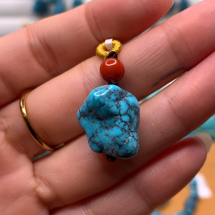 绿松石原矿未镶嵌星****演