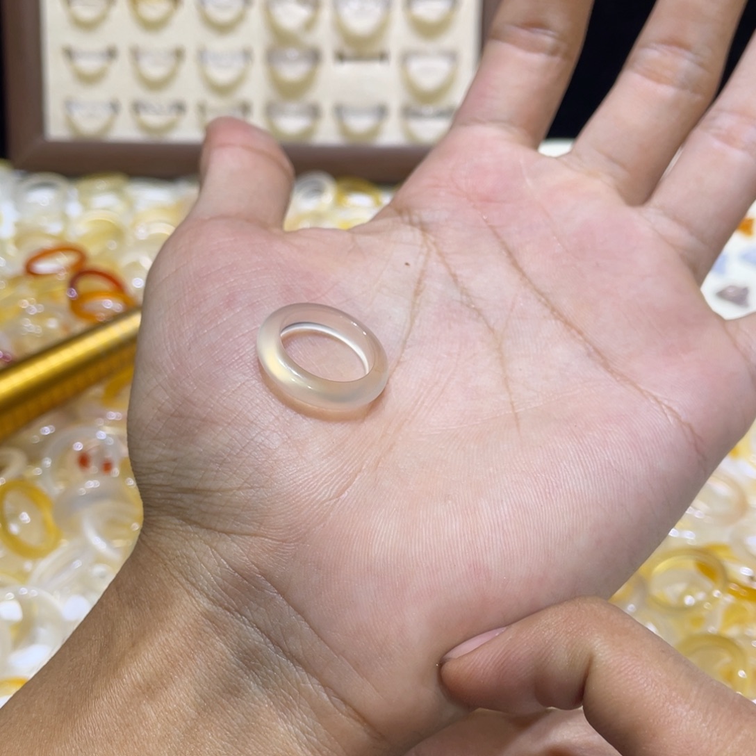 玛瑙/玉髓合金戒指93号港11