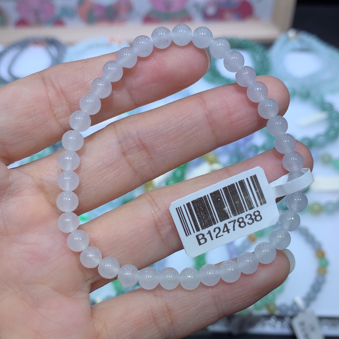 翡翠未镶嵌手链天然