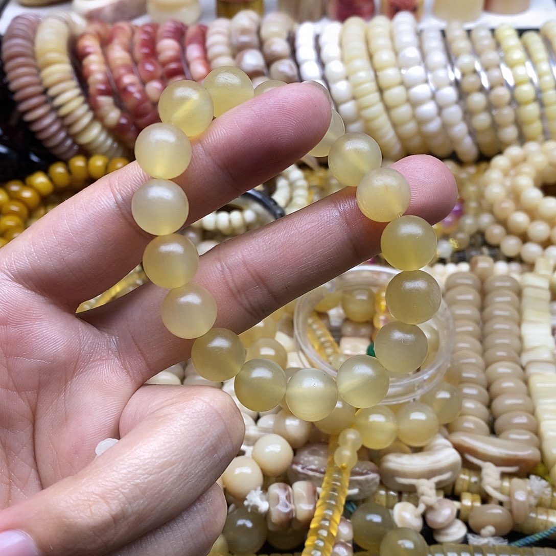 驼骨手串/手链云**轻精美人工养殖羊角