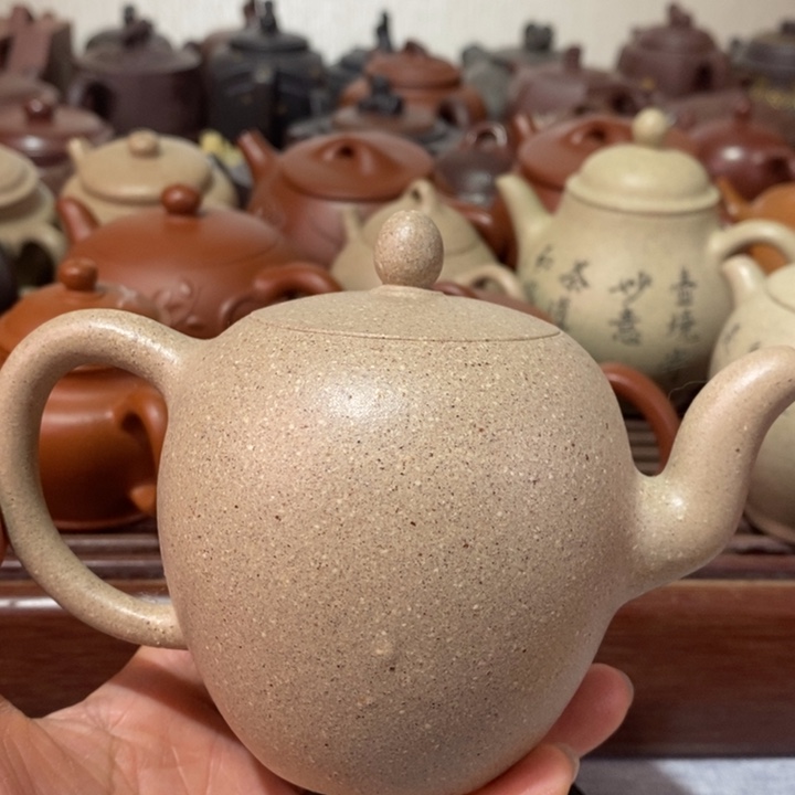 紫砂茶壶微瑕处理一把